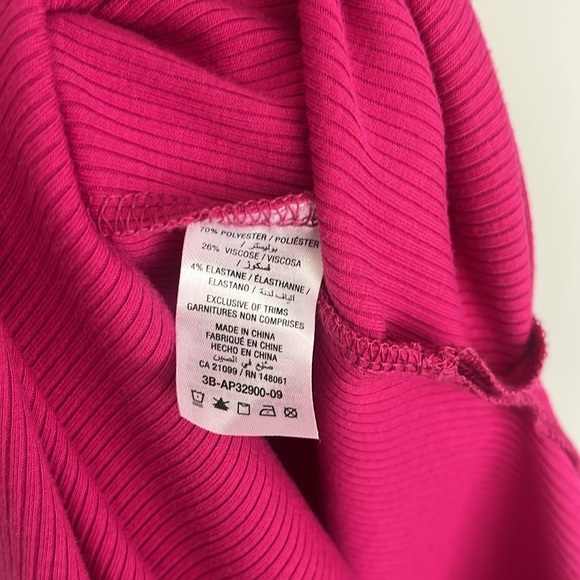 Ardene Rib-Knit Bodycon Dress with Side Rushing Detail medium - Picture 3 of 3